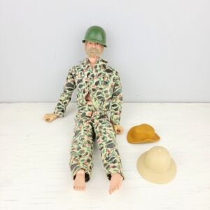 Vintage 1970s G.I. Joe Adventure Team Land Adventurer - Flocked Hair & Beard